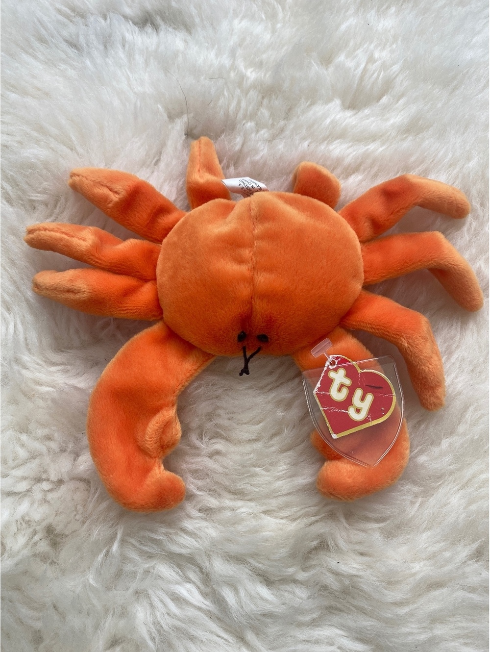 Digger the Crab in the orange version- TY Beanie Baby